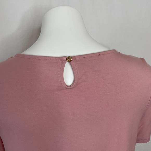 Talbots Short Sleeve Stretchy Top Sz M - Picture 5 of 8